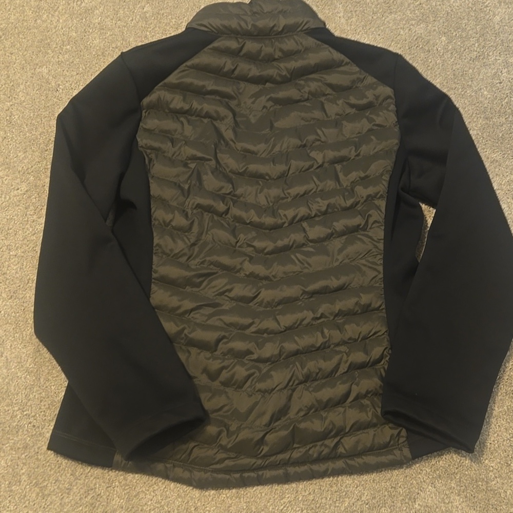 32 Degrees Black and Green Puffer Jacket Lightweight Quilted Design Size Small - Picture 4 of 4
